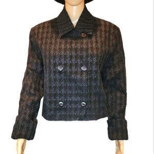 Vintage MM by KRIZIA styled in Italy double-breasted short jacket/Blazer